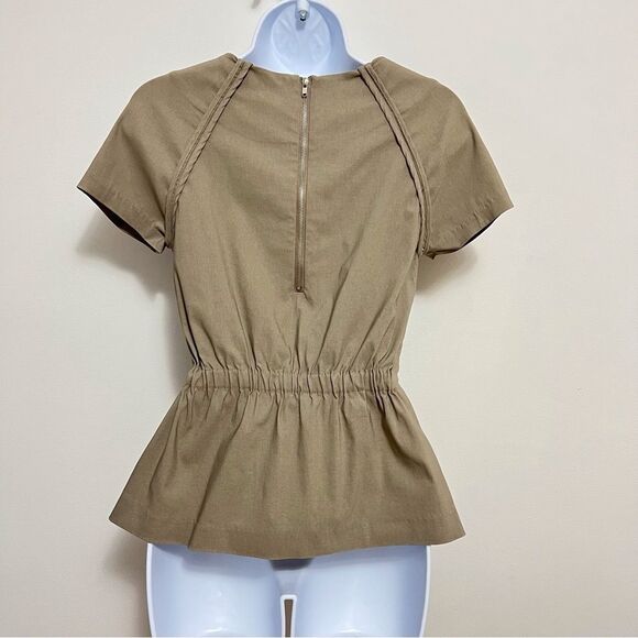 Walter Baker Bennett Tan Canvas Top XS NWT - Picture 5 of 8